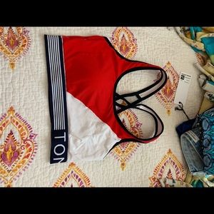 Multi Colored Tommy Hilfiger Sports Cotton Bra